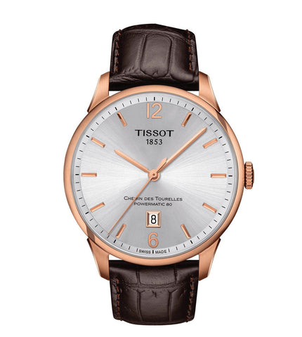 T0994073603700 |  TISSOT T-Classic Chemin des Tourelles Powermatic 80 Automatic Watch for Men - Buy Now at Sai Creations Watches