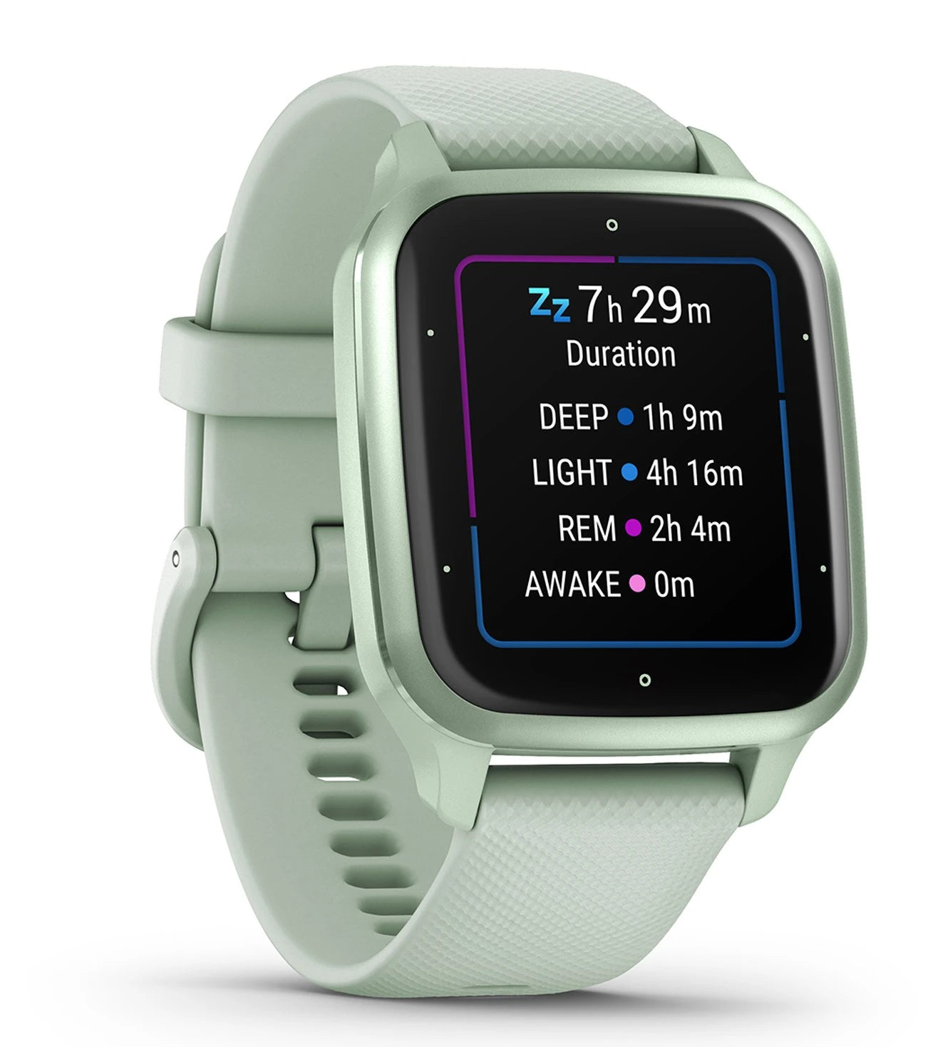 GARMIN Venu Sq 2, Cool Mint | Unisex Smart Watch Venu Sq 2, Cool Mint/Metallic Mint