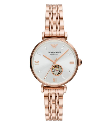 AR60023  Emporio Armani | Gianni T-Bar Automatic Watch for Women - Buy Now at Sai Creations Watches