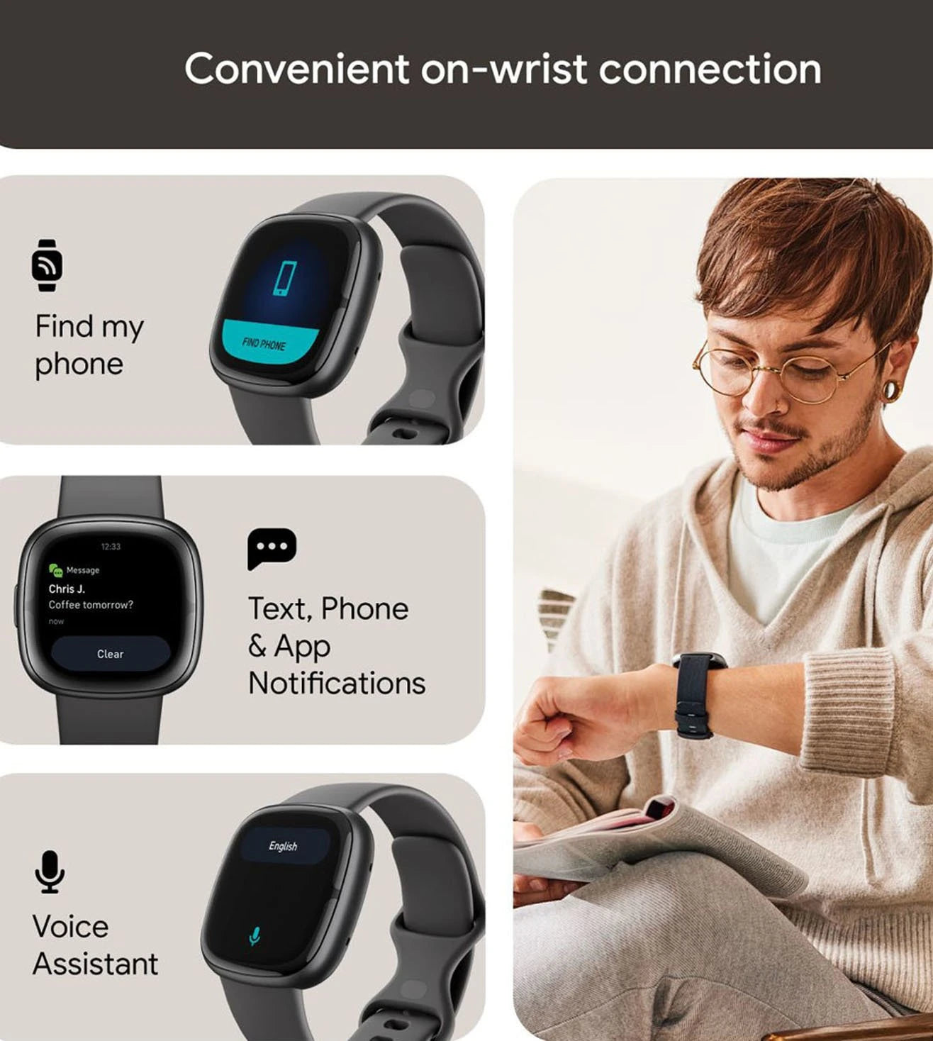 FB521BKGB | FITBIT FRCJK Fitbit Sense 2 Unisex Smart watch