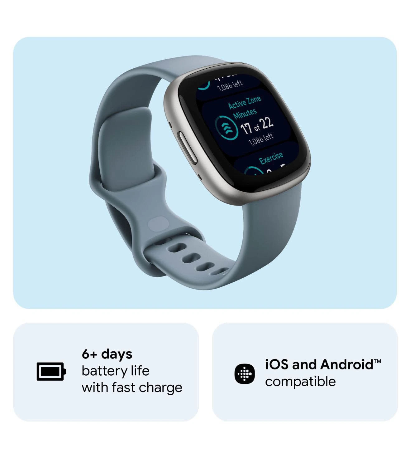 FB523SRAG FITBIT FRCJK Versa Unisex Smart watch – Sai