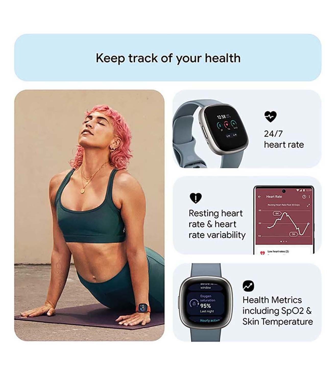 Fitbit Versa 4 Fitness Smart Watch popular