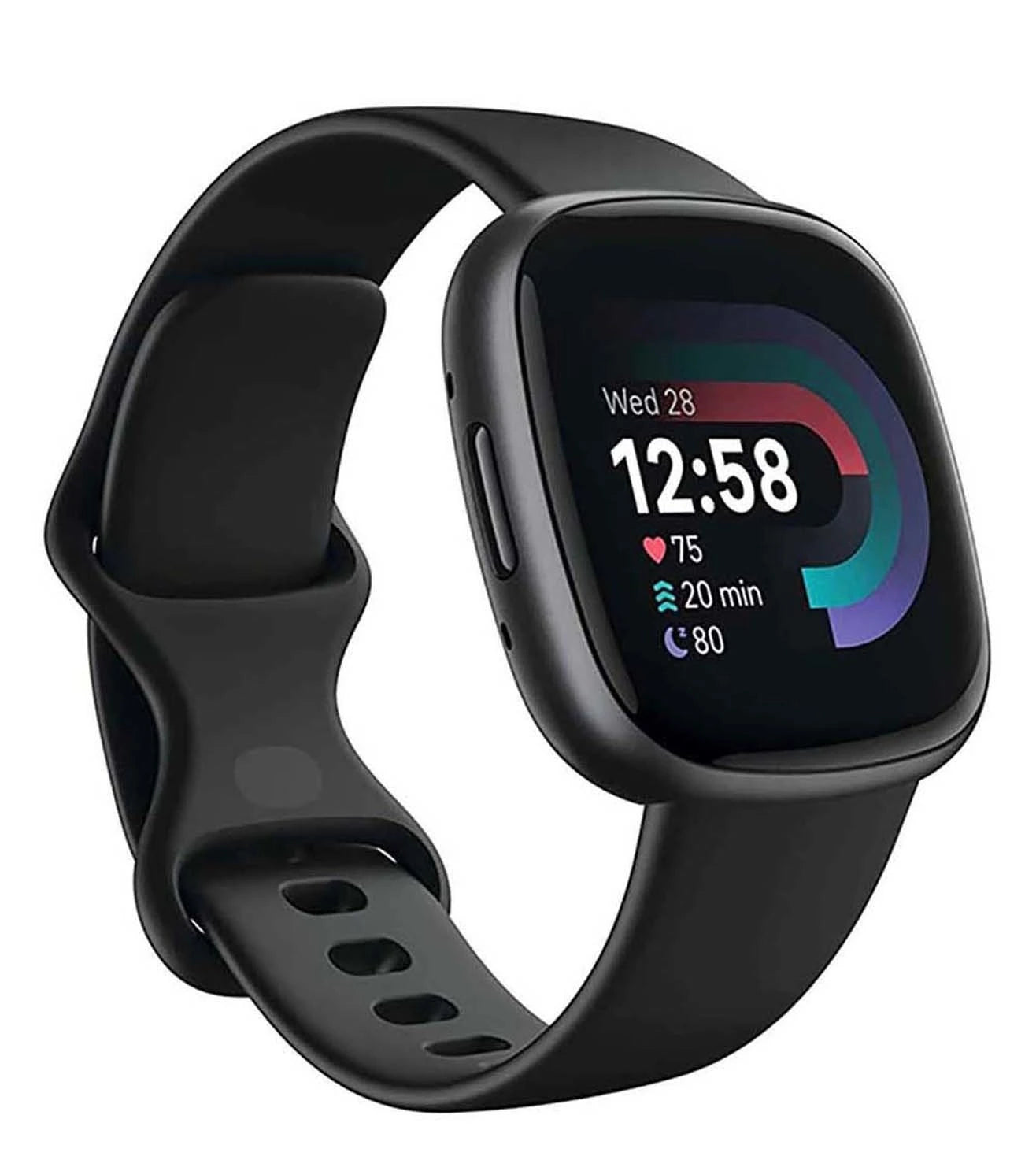 FTBTVERSA4BLACK | FITBIT Fitness Unisex Smart Watch