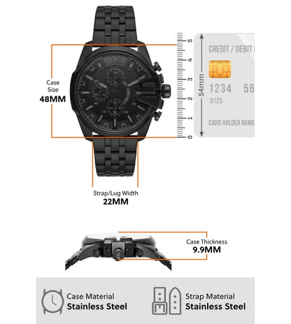 DZ4617 | DIESEL Baby Chief Multifunction Watch for Men