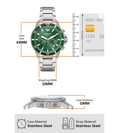 AR11500 | Emporio Armani Multifunction Watch for Men