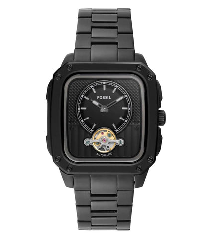 ME3238 FOSSIL | Inscription Automatic Black Dial Watch (Men) - Buy Now at Sai Creations Watches