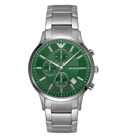 AR11507 Emporio Armani | Green Dial Multifunction Watch (Men) - Buy Now at Sai Creations Watches