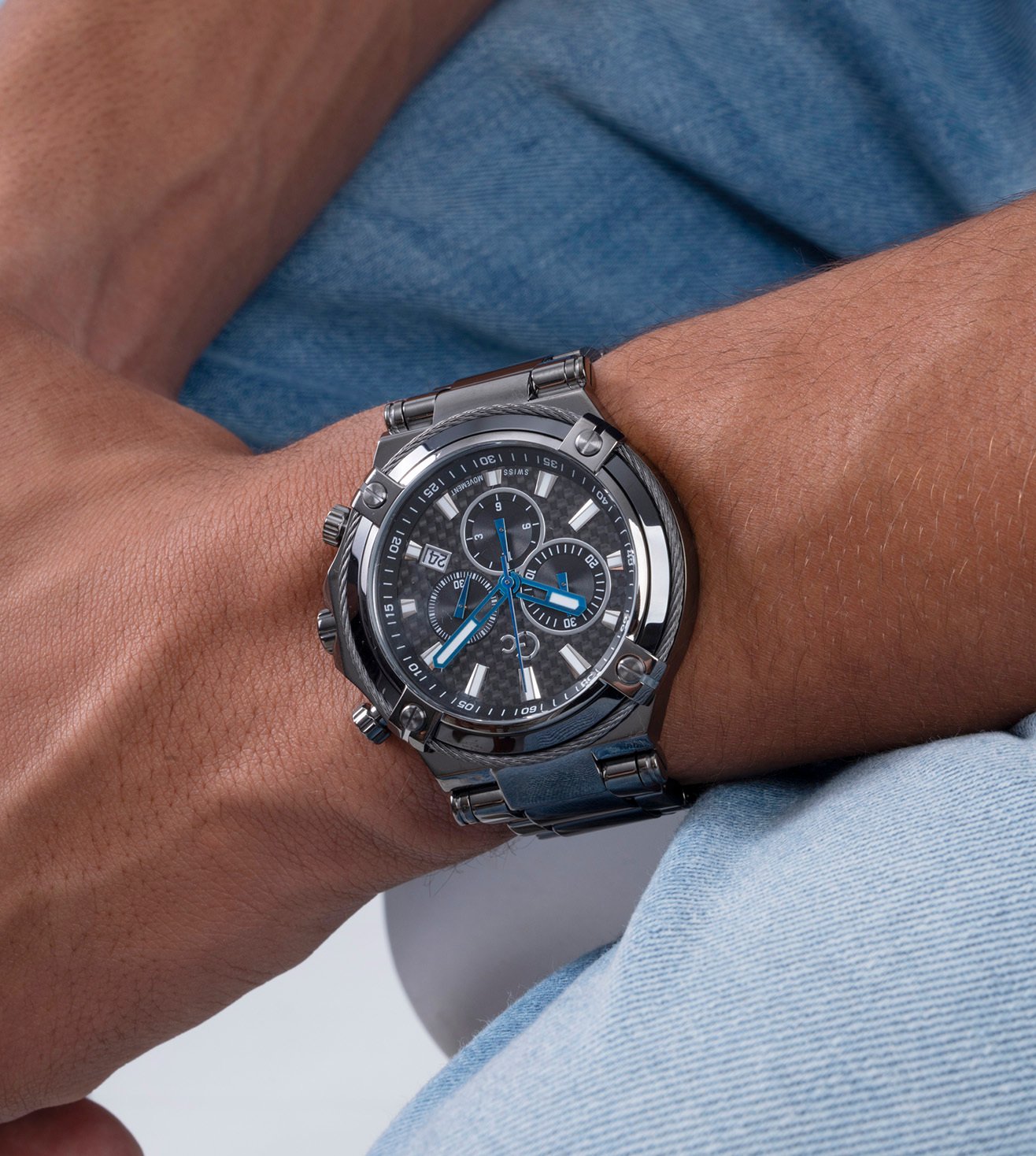 Y89003G2MF | GC Cablesport Chronograph Watch for Men