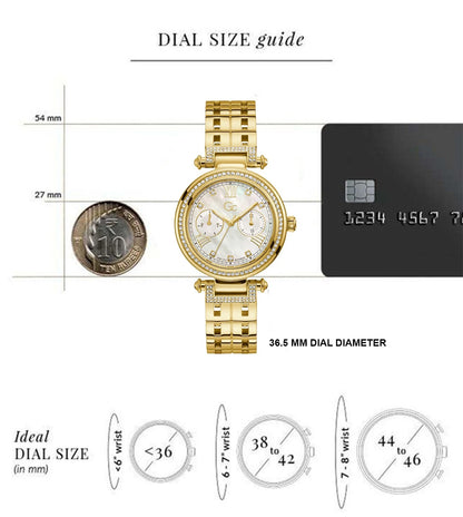 Y78002L1MF | GC Primechic Multifunction Watch for Women