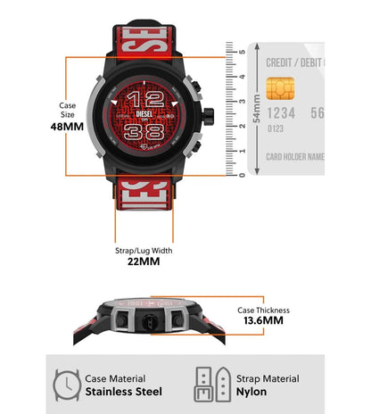 DZT2041 | DIESEL Griffed Smart Watch for Men