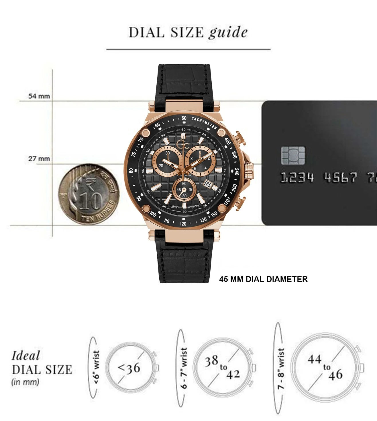 Y81004G2MF | GC Sport Chic Chronograph Watch for Men