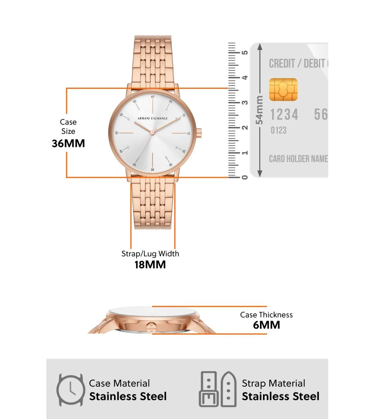AX7145SET | ARMANI EXCHANGE Watch for Women With Necklace