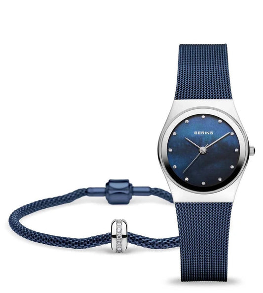 12927-307-GWP BERING | Blue Dial Classic Watch With Bracelet (Women)