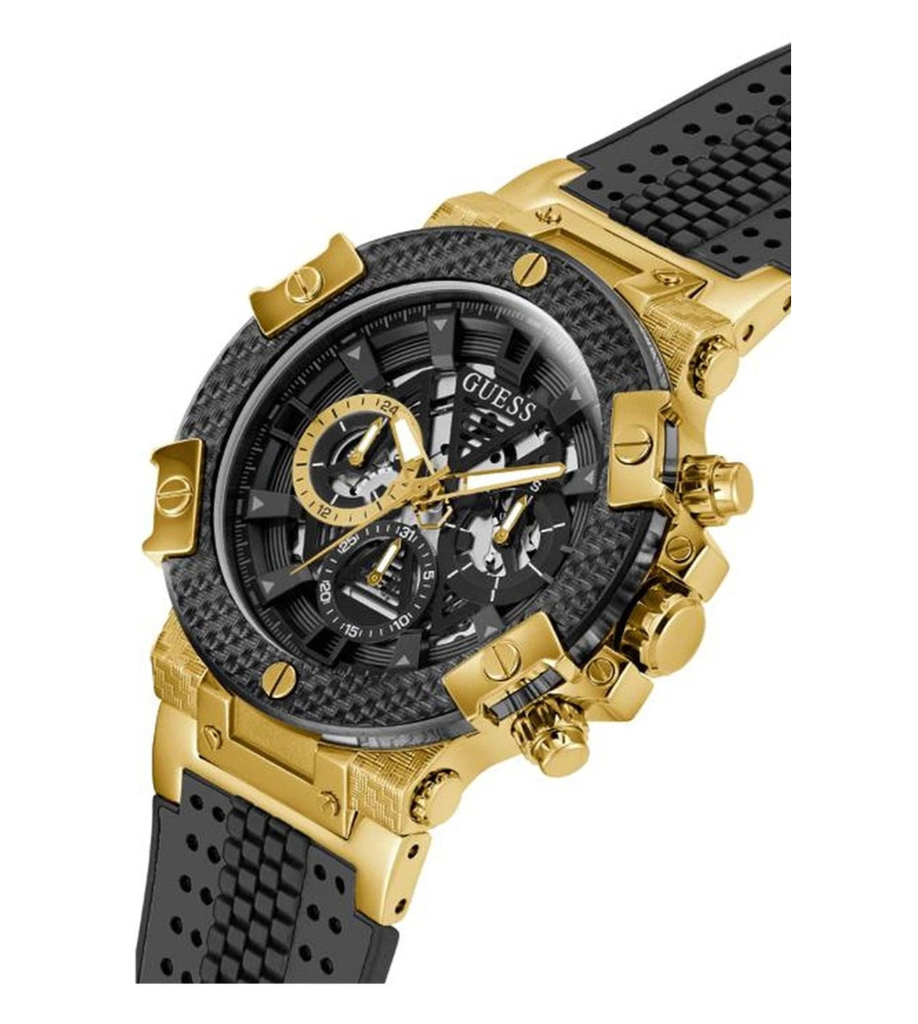 GW0486G2 | GUESS Carbon Chronograph Watch for Men