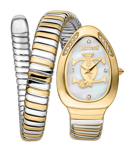 JC1L227M0065 | JUST CAVALLI Serpente Logo Watch for Women - Buy Now at Sai Creations Watches