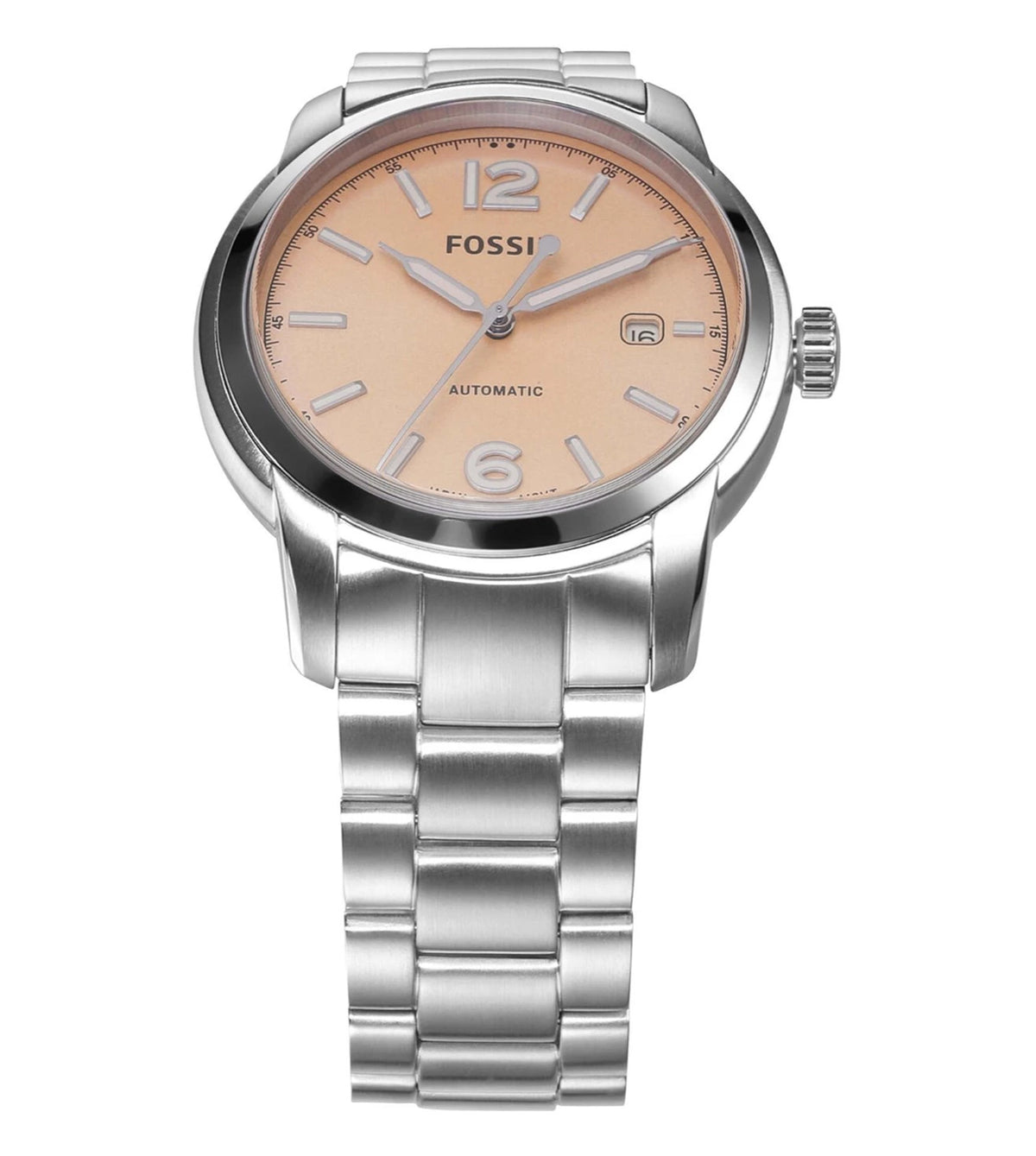 Me3253 ME3243 FOSSIL | Heritage Automatic Rose Gold Dial Watch (Men)