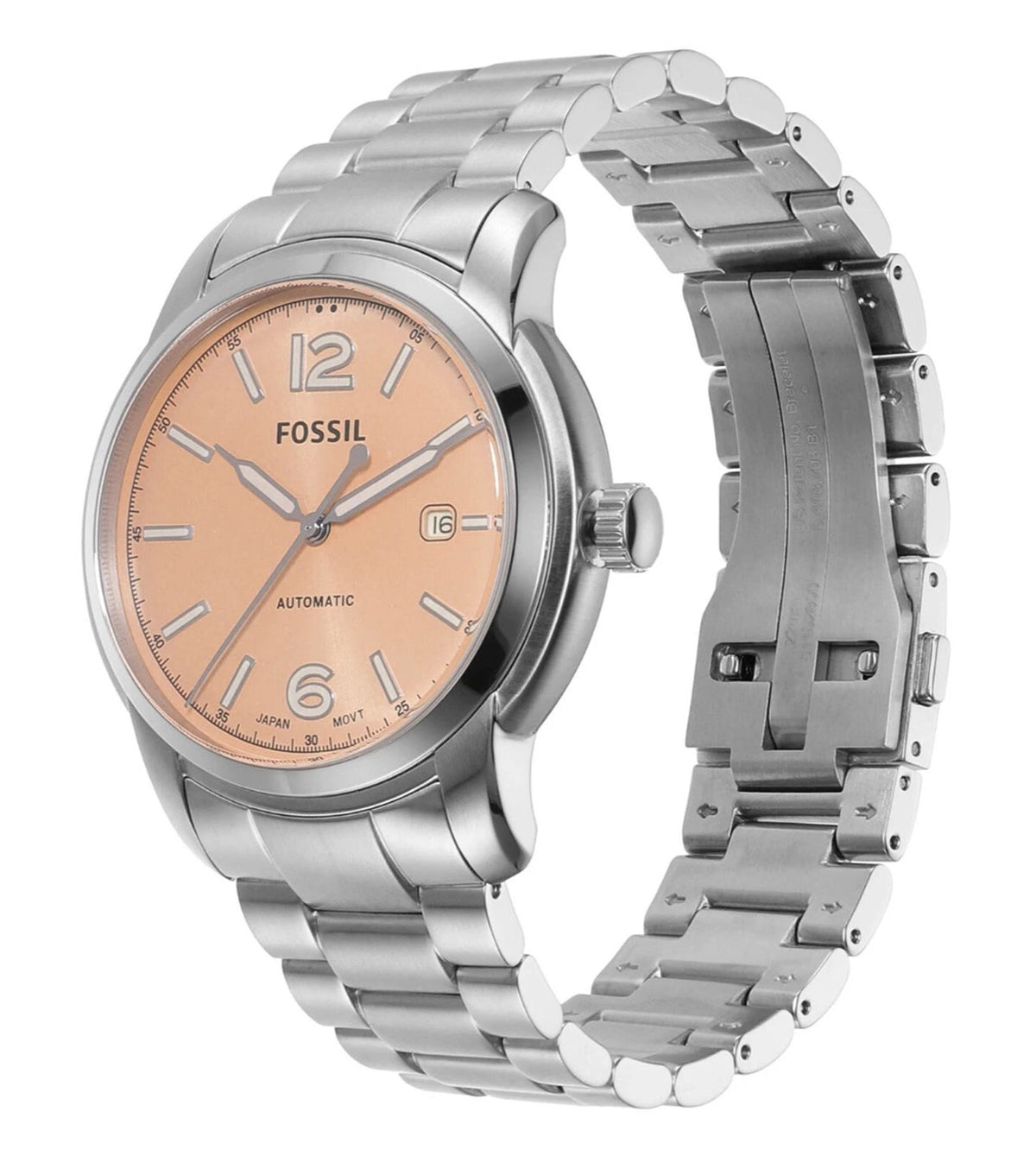 Me3253 ME3243 FOSSIL | Heritage Automatic Rose Gold Dial Watch (Men)