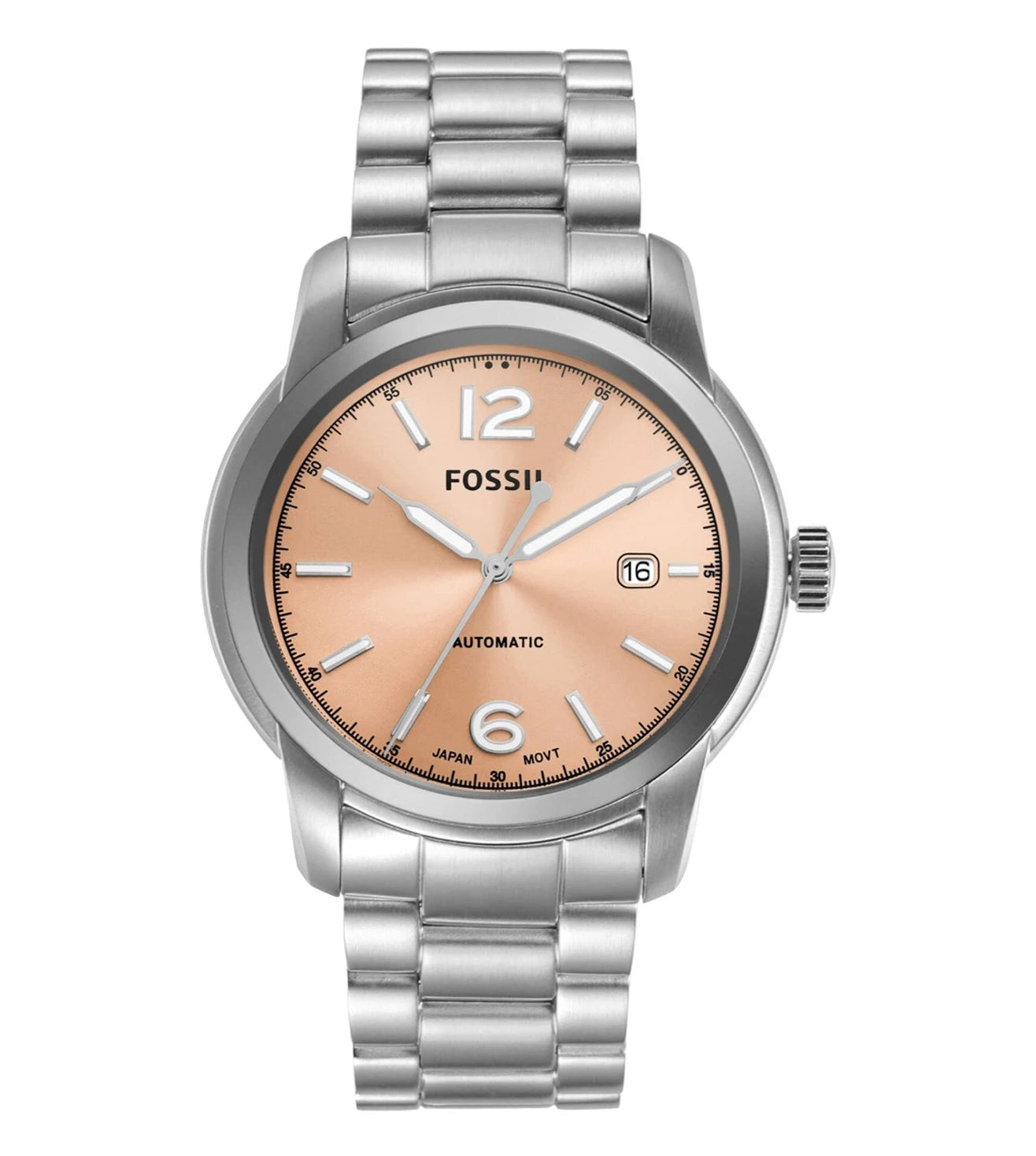 Me3253 ME3243 FOSSIL | Heritage Automatic Rose Gold Dial Watch (Men)