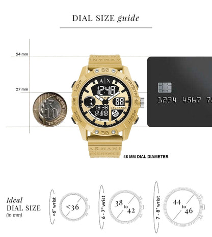 AX2966 | ARMANI EXCHANGE Chronograph Analog-Digital Watch for Men