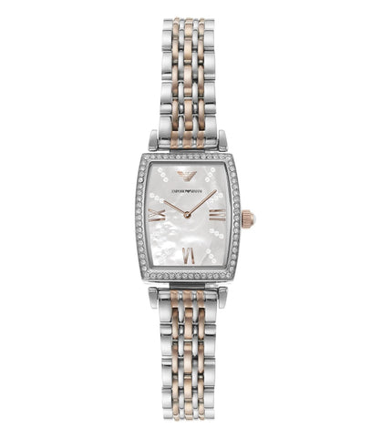 AR11519 Emporio Armani | Mother of Pearl Dial Analog Watch (Women) - Buy Now at Sai Creations Watches