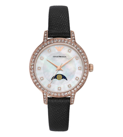 AR11514 Emporio Armani | Mother Of Pearl Dial Analog Watch (Women) - Buy Now at Sai Creations Watches