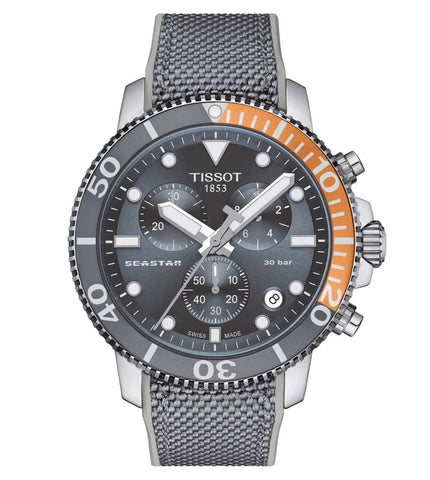 T1204171708101  |  TISSOT Seastar 1000 T-Sport Chronograph Watch for Men - Buy Now at Sai Creations Watches