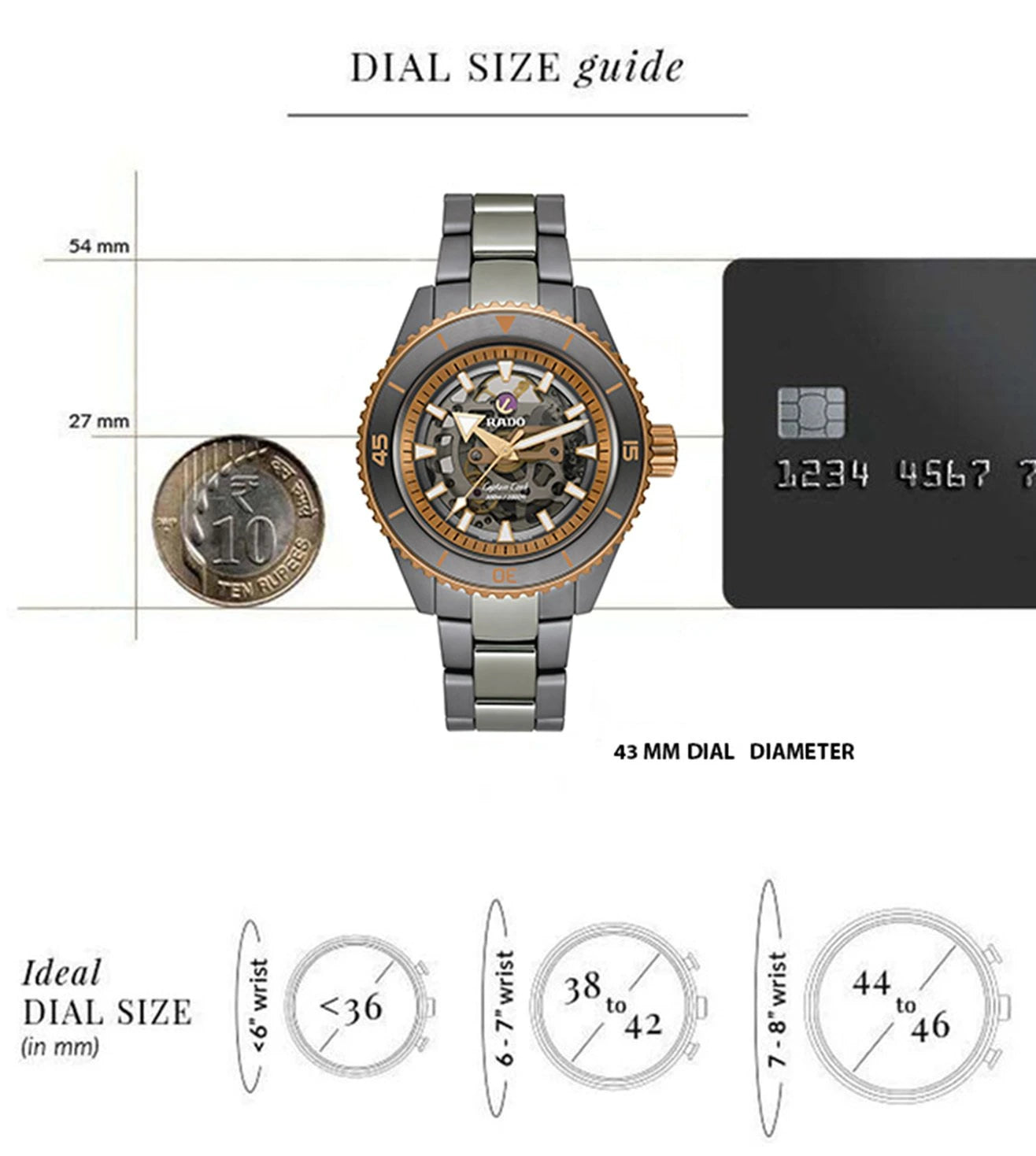 R32148162  | RADO Captain Cook High-Tech Ceramic Skeleton Watch for Men