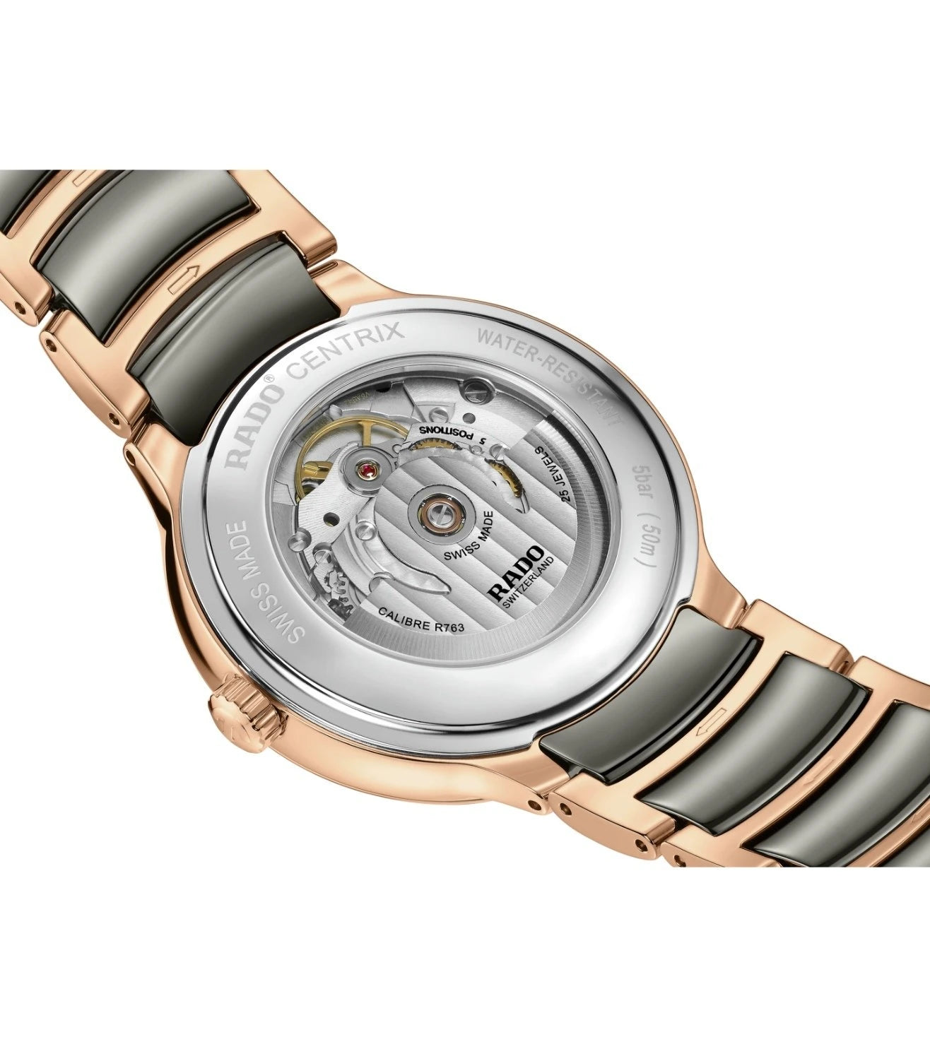 R30017722  | RADO Centrix Automatic Diamond Unisex Watch