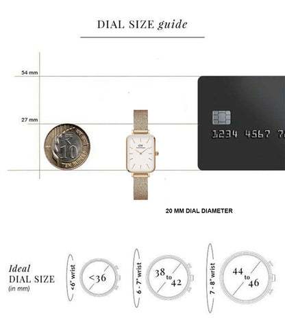 DW00100431 | DANIEL WELLINGTON Quadro Watch for Women