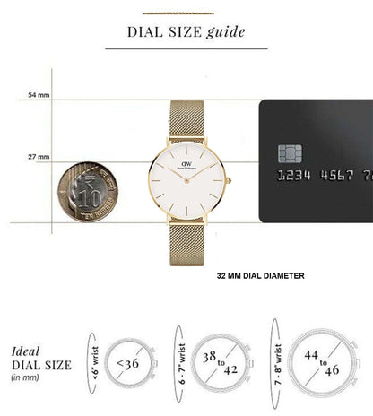 DW00100348 | DANIEL WELLINGTON Petite Evergold Watch for Women