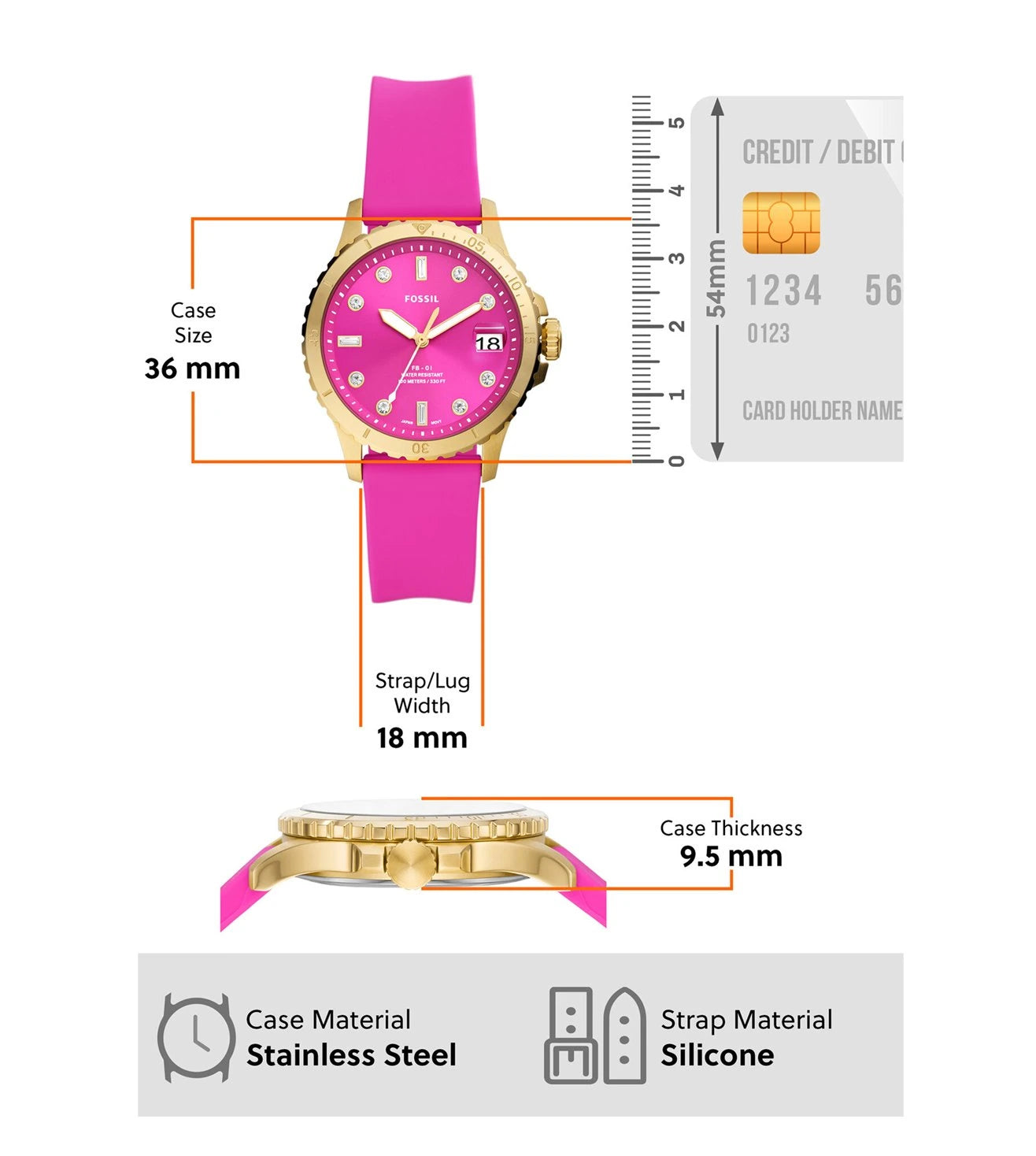 ES5290 | FOSSIL Fb-01 Watch for Women