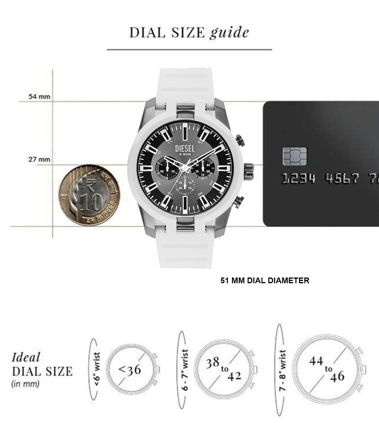 DZ4631 | DIESEL Split Chronograph Watch for Men
