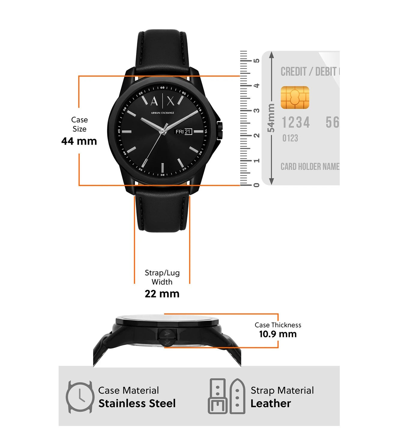 AX7147SET | ARMANI EXCHANGE Watch for Men With Bracelet