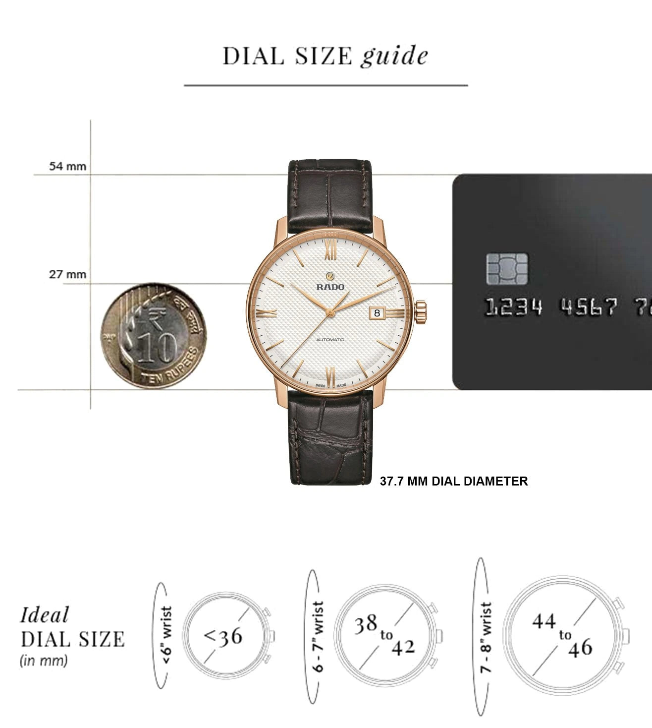 R22861065 | RADO Coupole Classic Automatic Unisex Watch