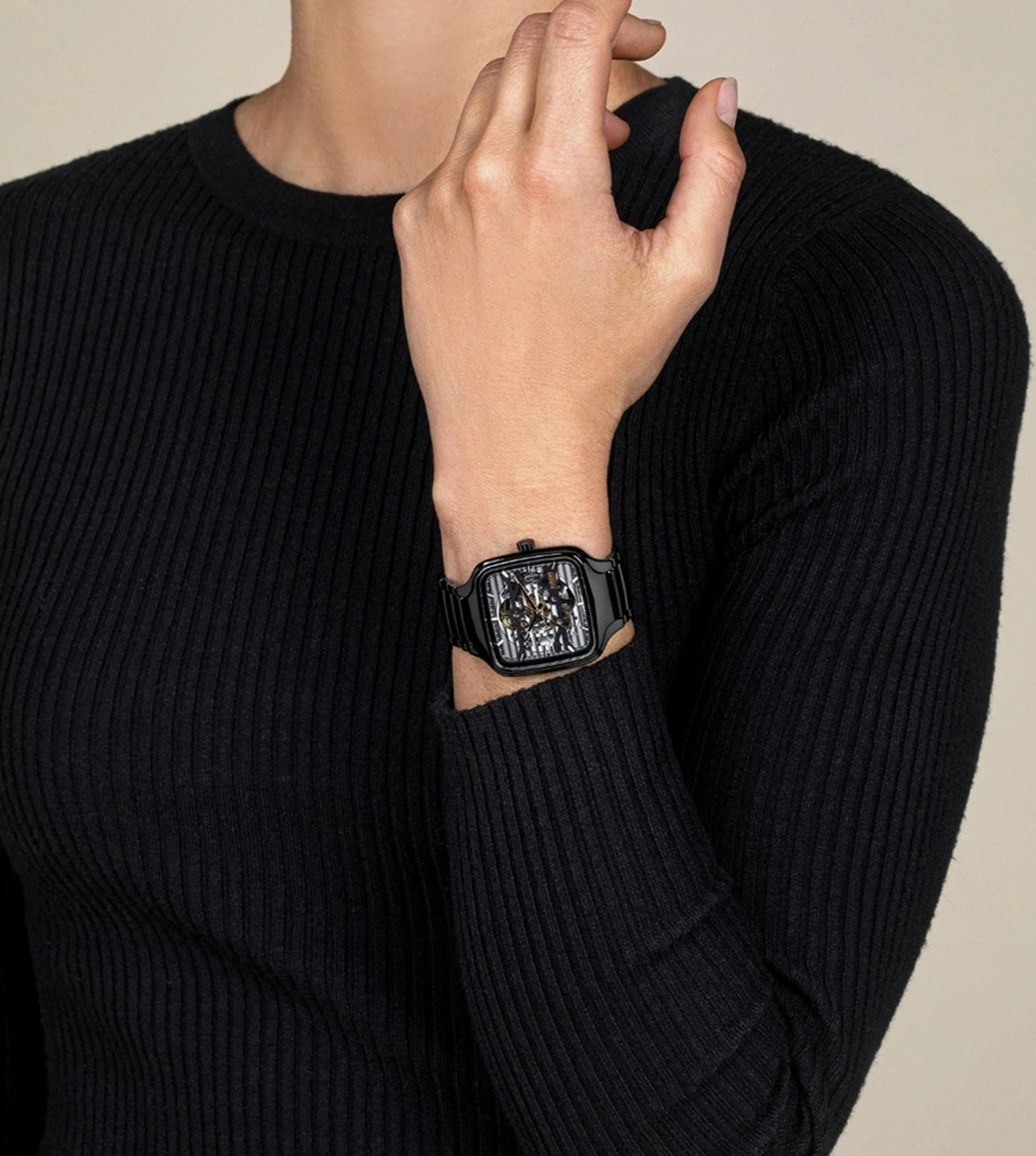 R27124162 | RADO True Square Skeleton Automatic Unisex Watch