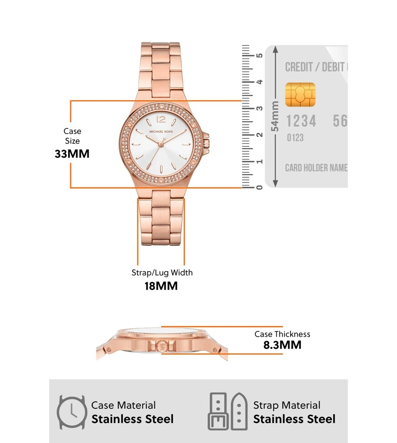 MK7279 | MICHAEL KORS Lennox Analog Watch for Women