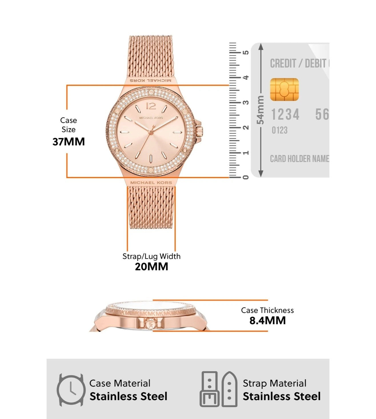 MK7336 | MICHAEL KORS Lennox Analog Watch for Women