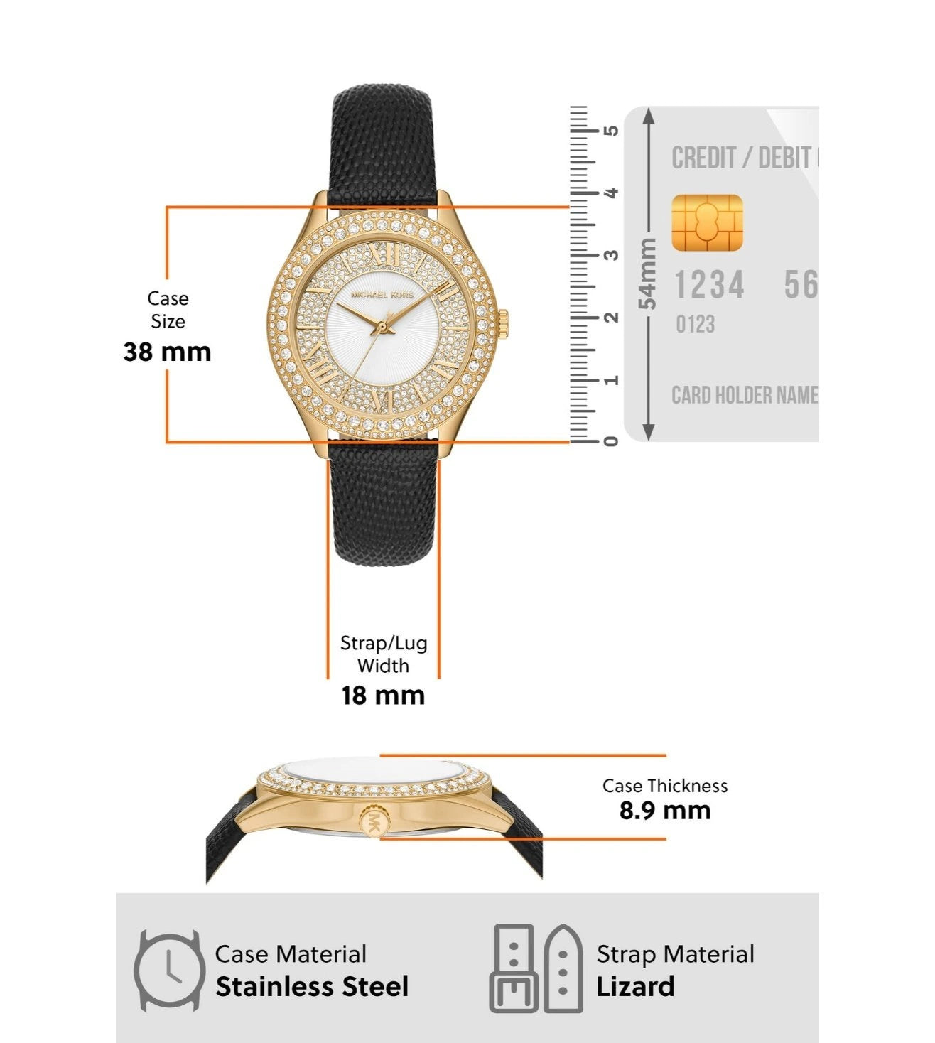 MK2988 | MICHAEL KORS Harlowe Analog Watch for Women