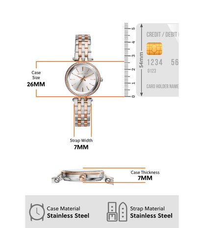 MK3298 MICHAEL KORS Petite Darci Analog Watch for Women Sai Creations Watches
