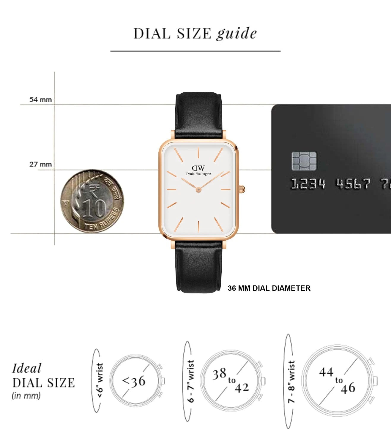 DW00100450 | DANIEL WELLINGTON Quadro 29x36.5 Pressed Sheffield RG Analog Watch for Women