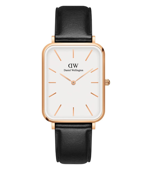 DW00100450 | DANIEL WELLINGTON Quadro 29x36.5 Pressed Sheffield RG Analog Watch for Women