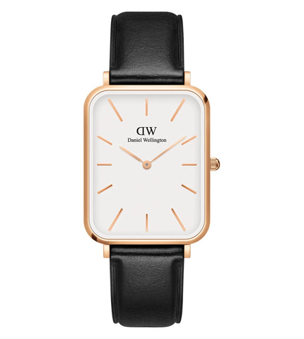 DW00100450 | DANIEL WELLINGTON Quadro 29x36.5 Pressed Sheffield RG Analog Watch for Women - Buy Now at Sai Creations Watches