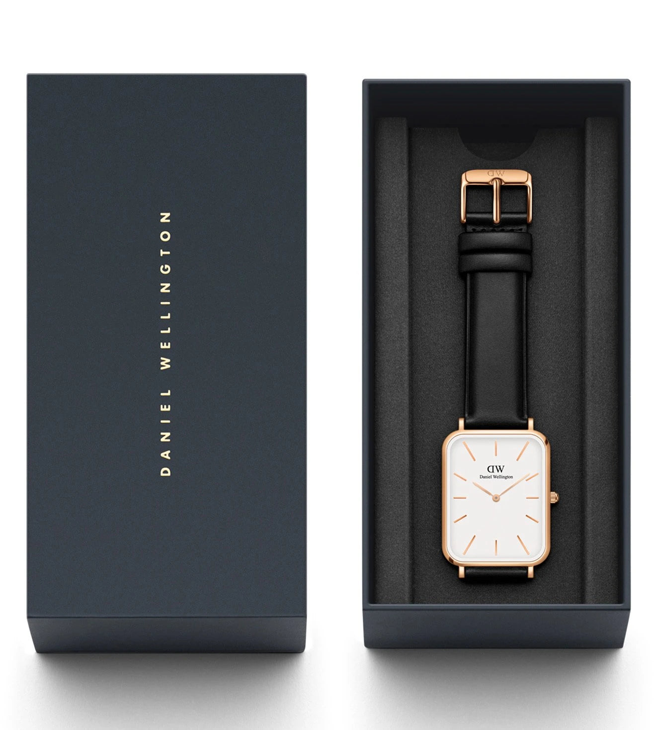 DW00100450 | DANIEL WELLINGTON Quadro 29x36.5 Pressed Sheffield RG Analog Watch for Women