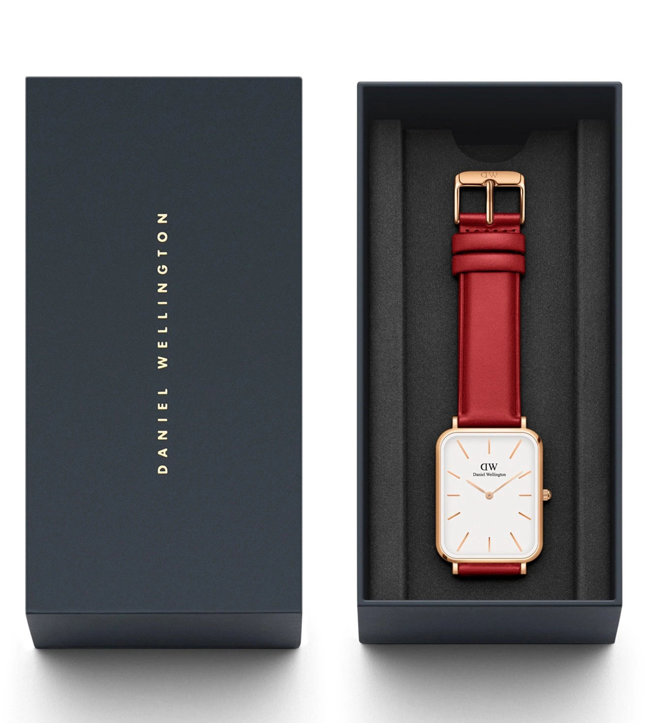 DW00100453 | DANIEL WELLINGTON Quadro 29x36.5 Pressed Suffolk RG Analog Watch for Women