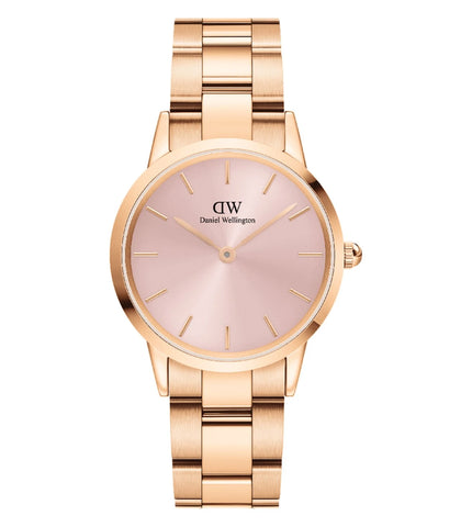 DW00100369 | DANIEL WELLINGTON Iconic Link 32 RG Analog Watch for Women - Buy Now at Sai Creations Watches