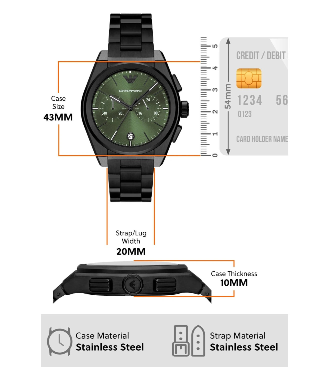 AR11562  | Emporio Armani Chronograph Watch for Men