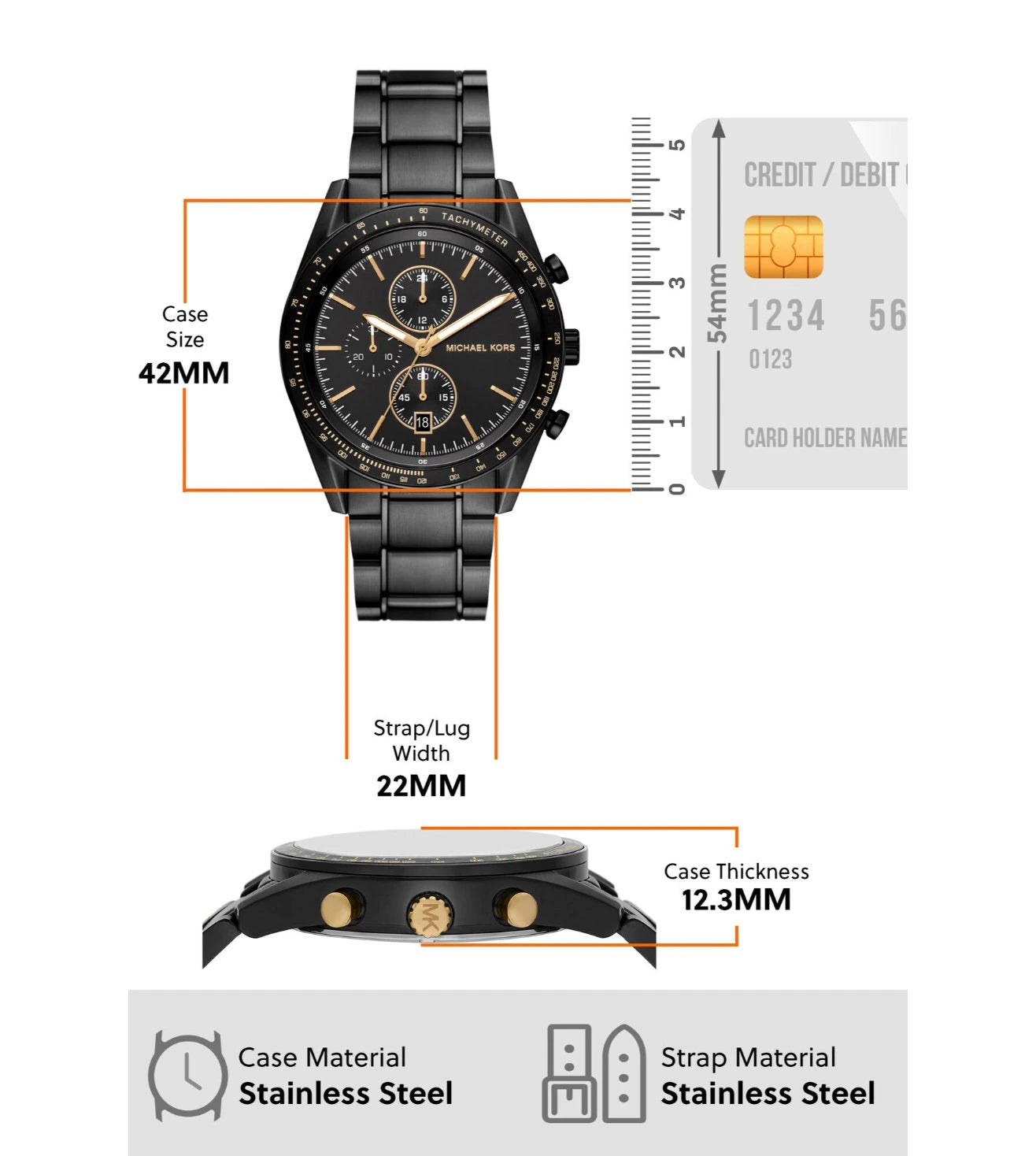 MK9113 | MICHAEL KORS Accelerator Chronograph Watch for Men