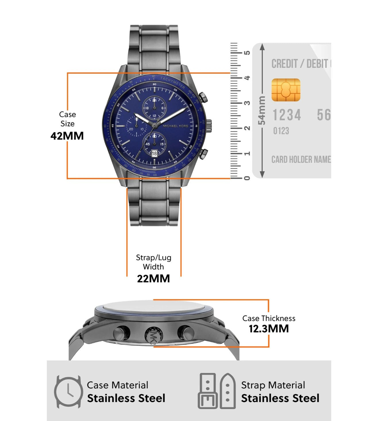 MK9111 | MICHAEL KORS Accelerator Chronograph Watch for Men