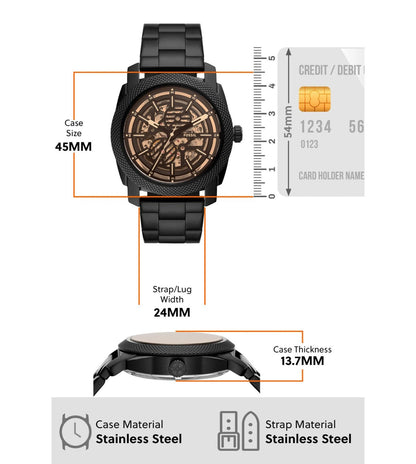 ME3253 | FOSSIL Machine Automatic Analog Watch for Men