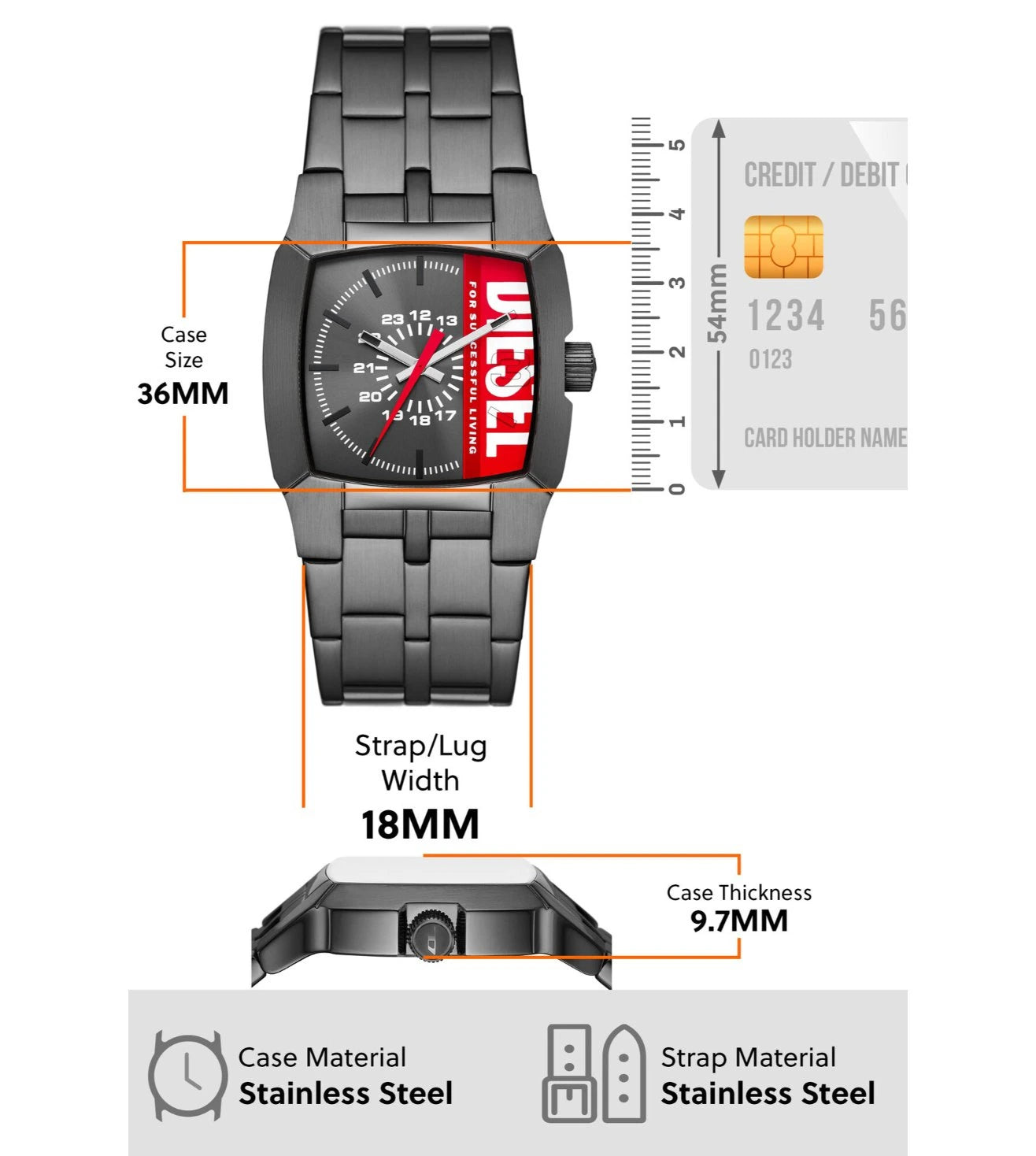 DZ2188 | DIESEL Cliffhanger Analog Watch for Men